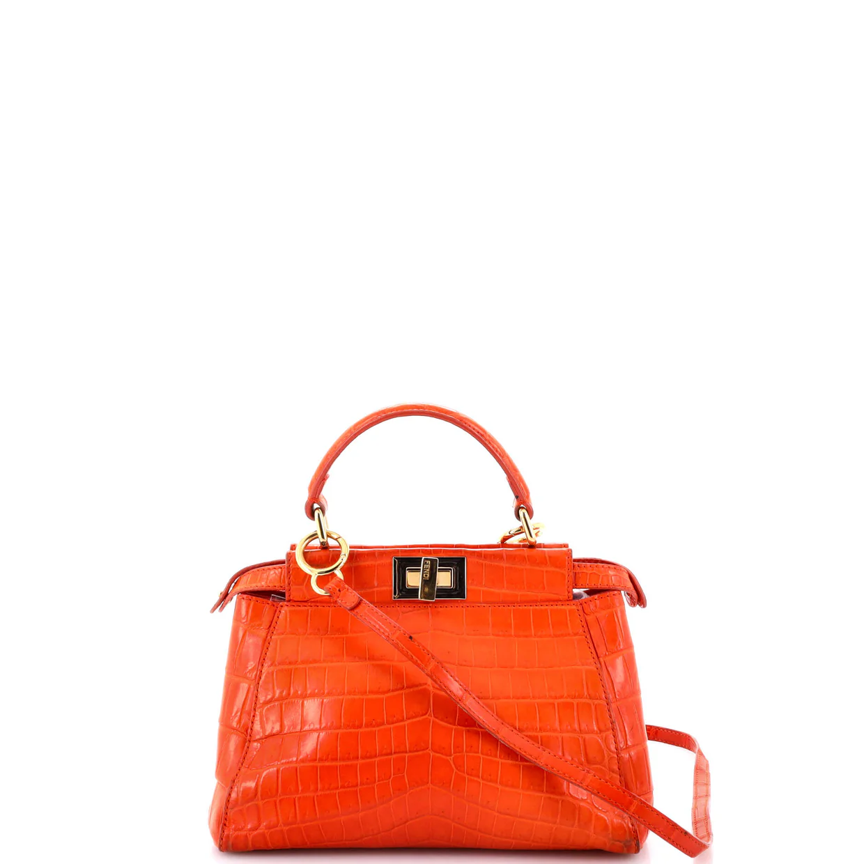 Peekaboo Bag Crocodile Mini - Deep Luxury