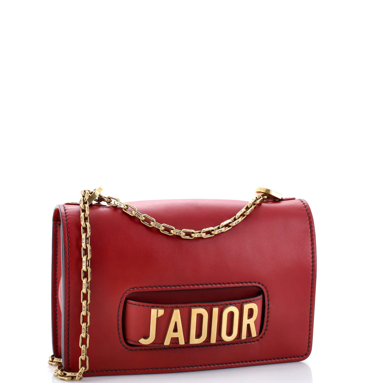 J'Adior Flap Bag Leather Medium - Deep Luxury