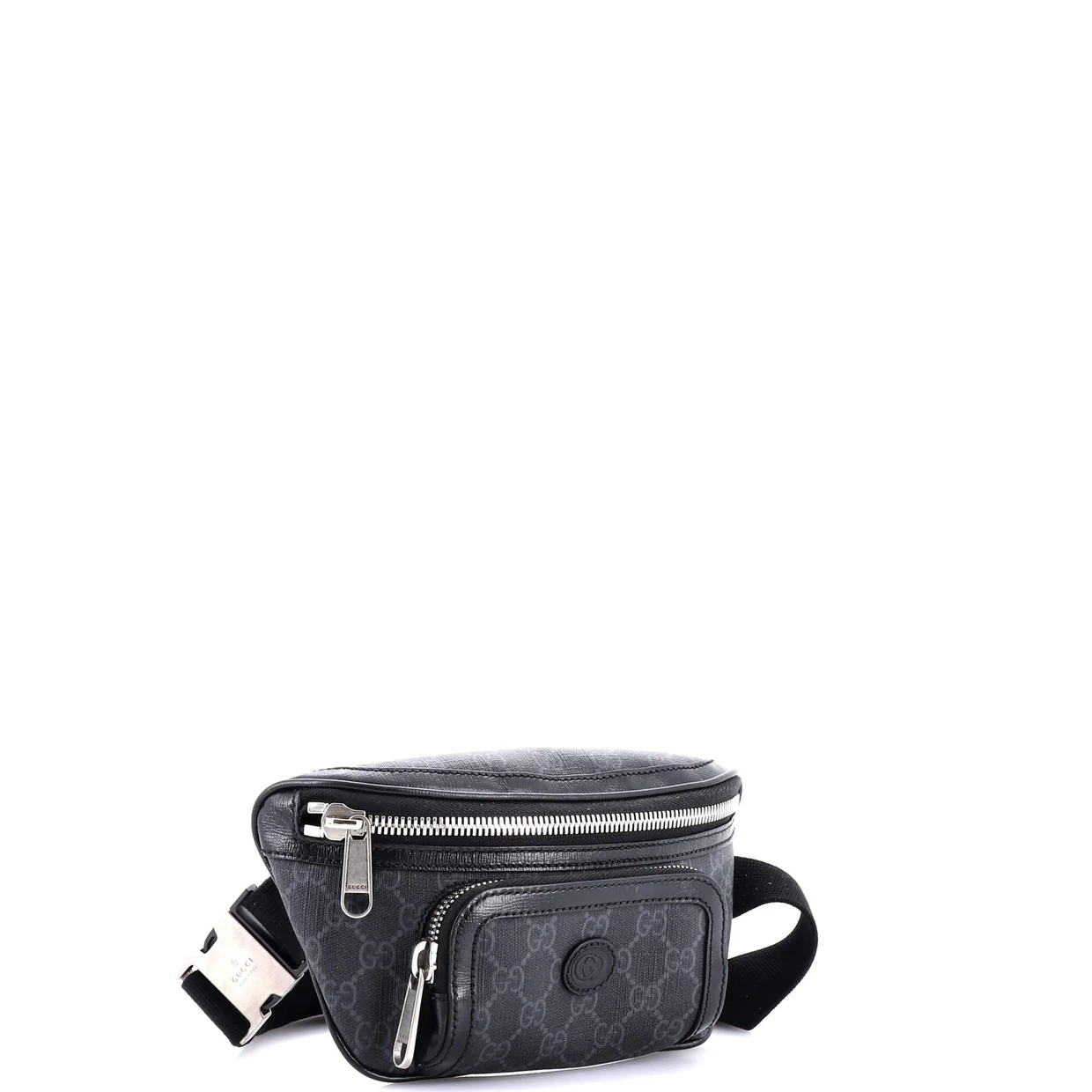 Interlocking G Patch Belt Bag GG Coated Canvas - Deep Luxury