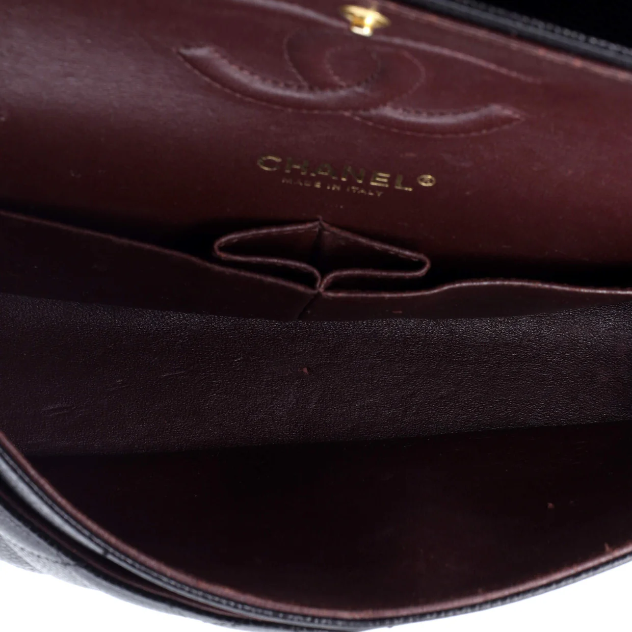 Classic Double Flap Bag Quilted Caviar Medium - Deep Luxury