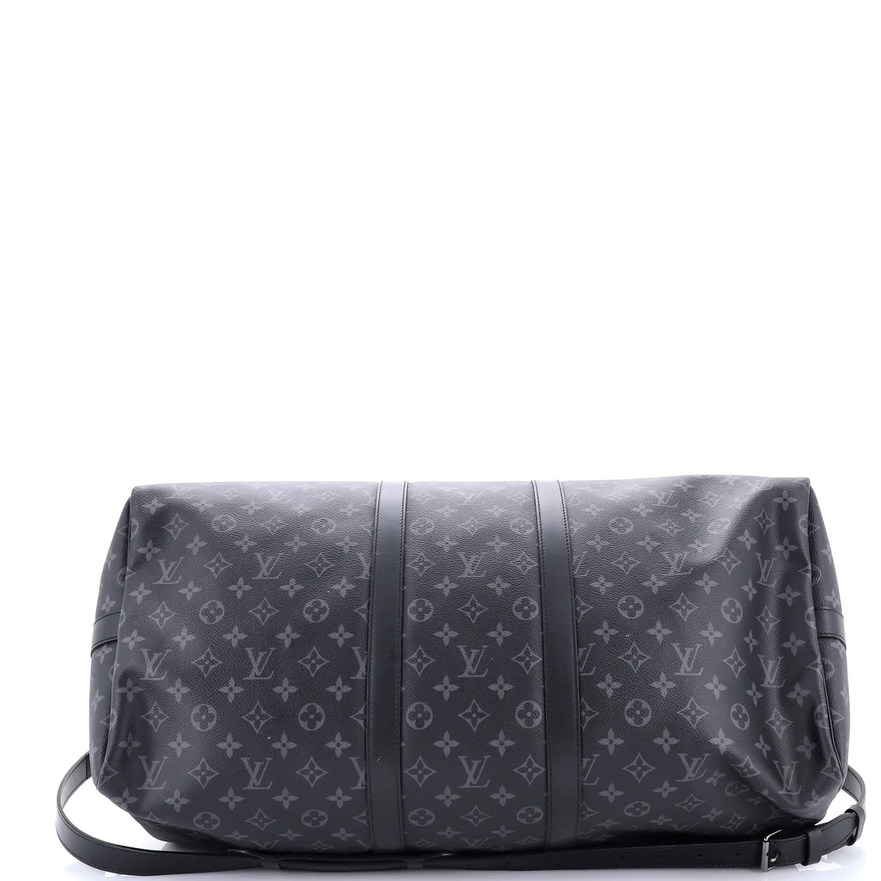 Keepall Bandouliere Bag Monogram Eclipse Canvas 55 - Deep Luxury