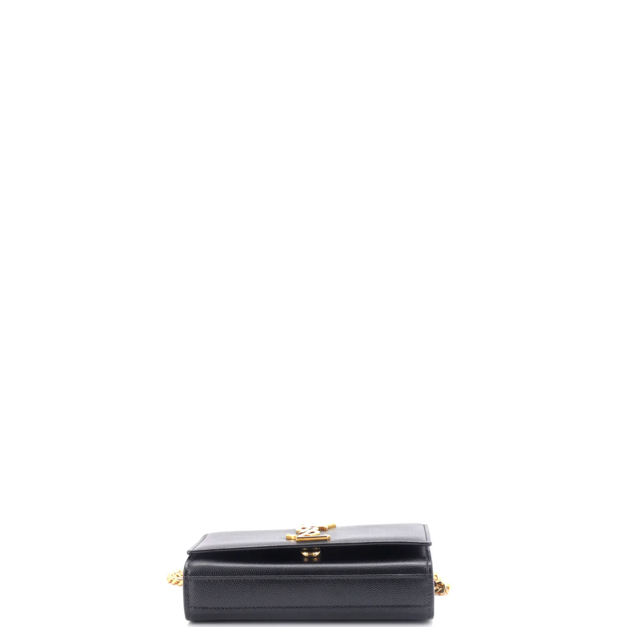 Classic Monogram Crossbody Bag Grainy Leather Small - Deep Luxury