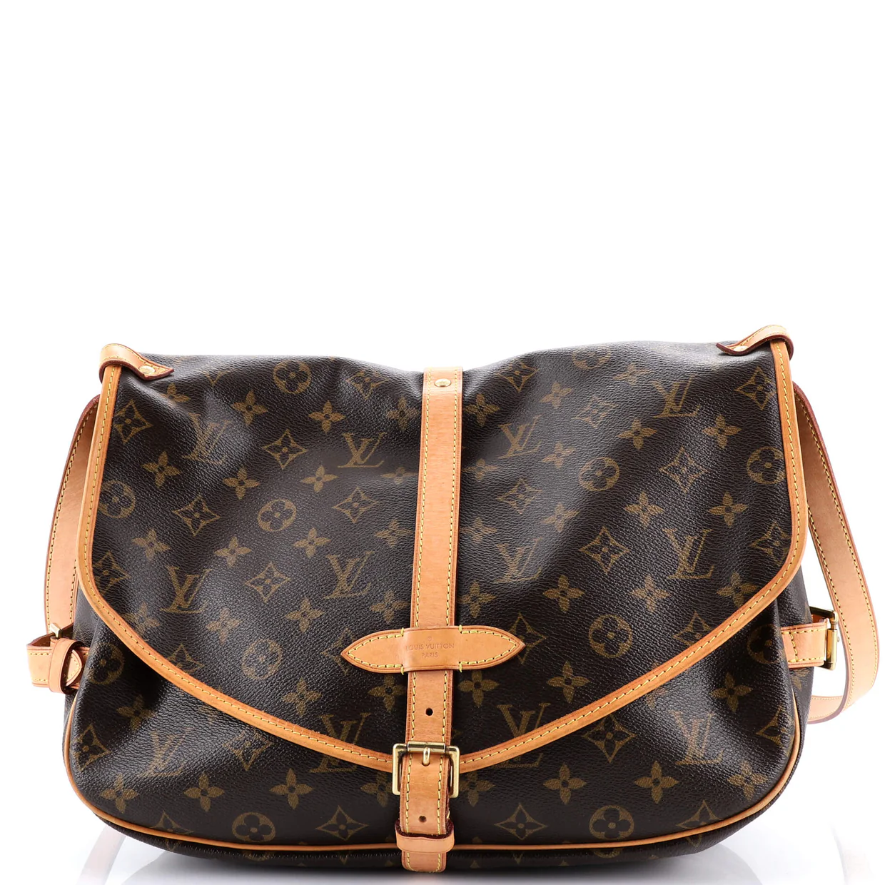 Saumur Handbag Monogram Canvas 35 - Deep Luxury