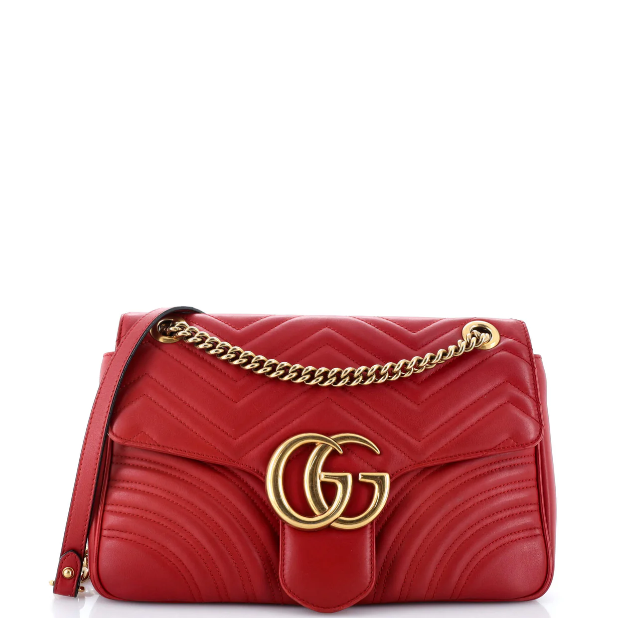 GG Marmont Flap Bag Matelasse Leather Medium - Deep Luxury