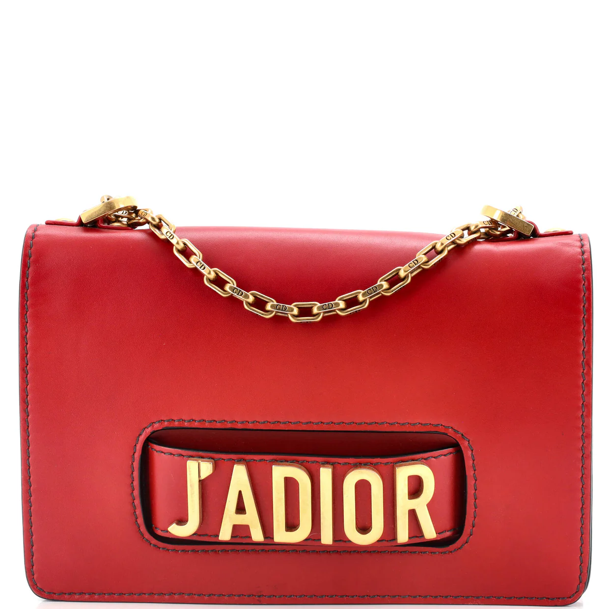 J'Adior Flap Bag Leather Medium - Deep Luxury