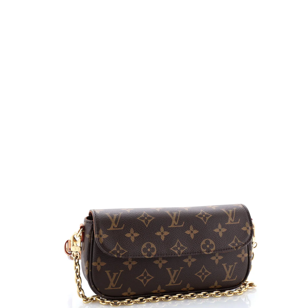 Ivy Wallet on Chain Monogram Canvas - Deep Luxury