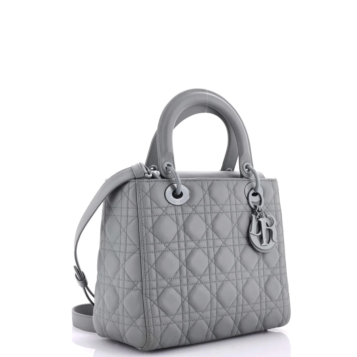 Ultra Matte Lady Dior Bag Cannage Quilt Calfskin Medium - Deep Luxury