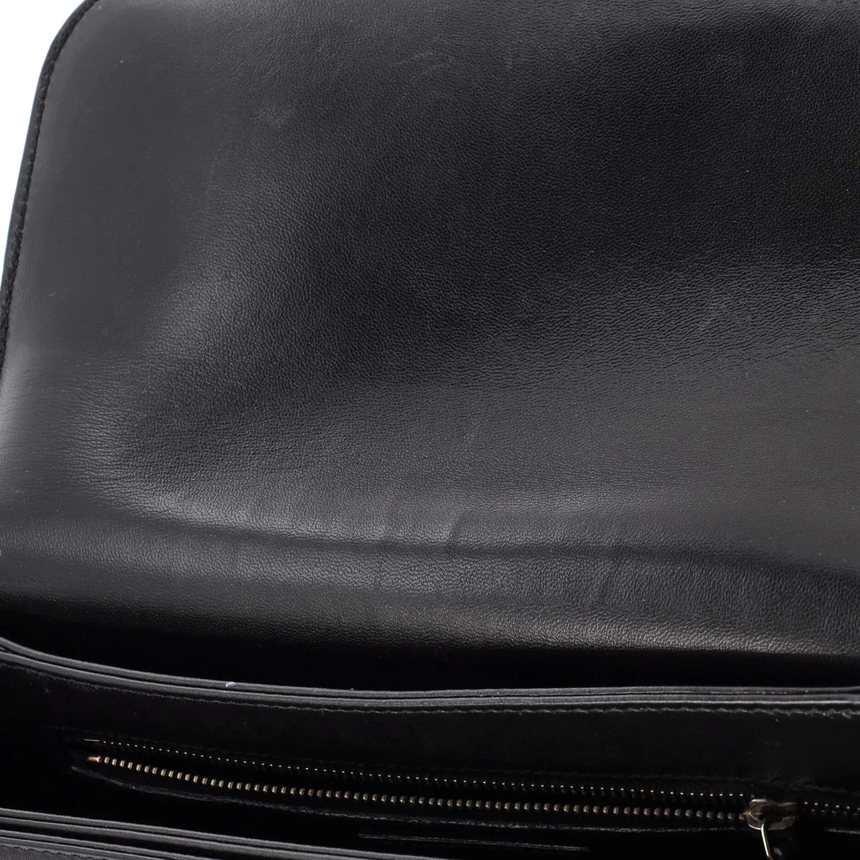 Fermoir Flap Satchel Bag Leather - Deep Luxury