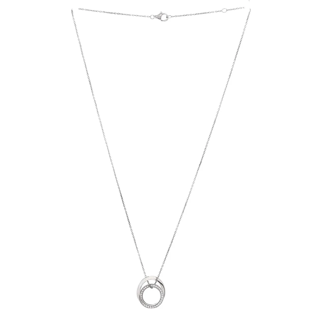 Etincelle de Cartier Pendant Necklace 18K White Gold with Diamonds - Deep Luxury
