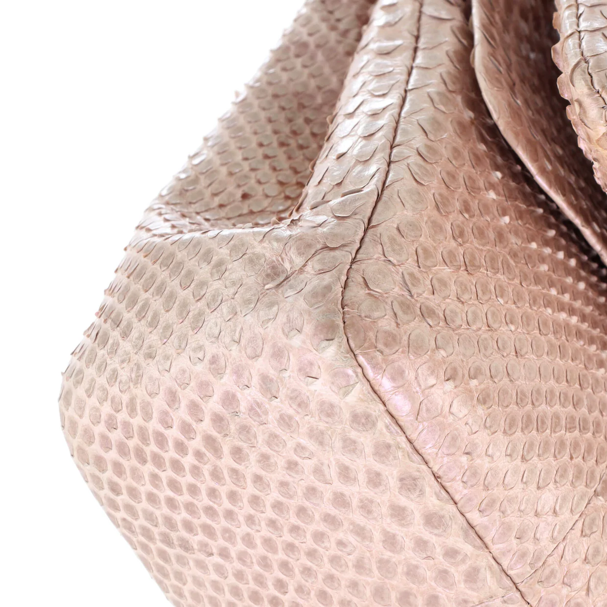 Classic Double Flap Bag Iridescent Python Medium - Deep Luxury