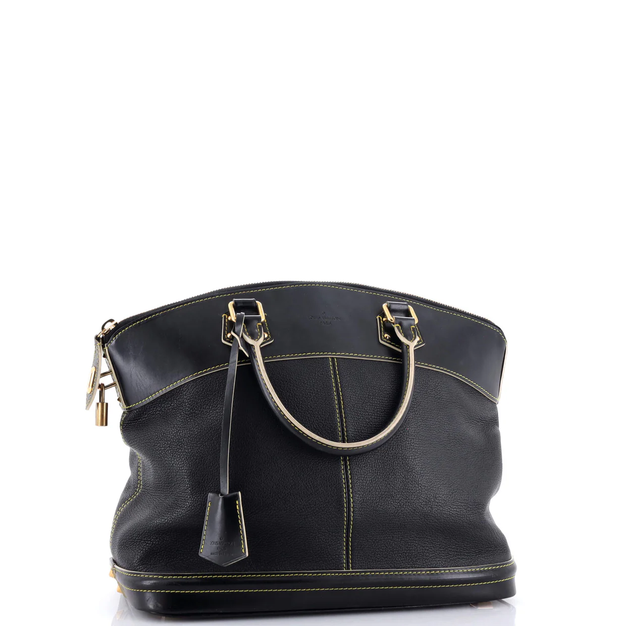 Suhali Lockit Handbag Leather MM - Deep Luxury