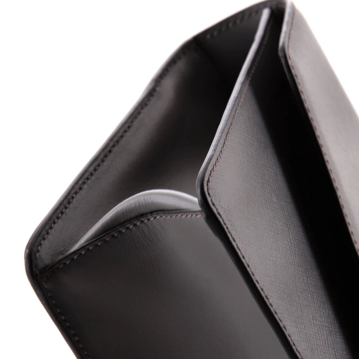 Envelope Flap Chain Shoulder bag Saffiano Leather Small - Deep Luxury