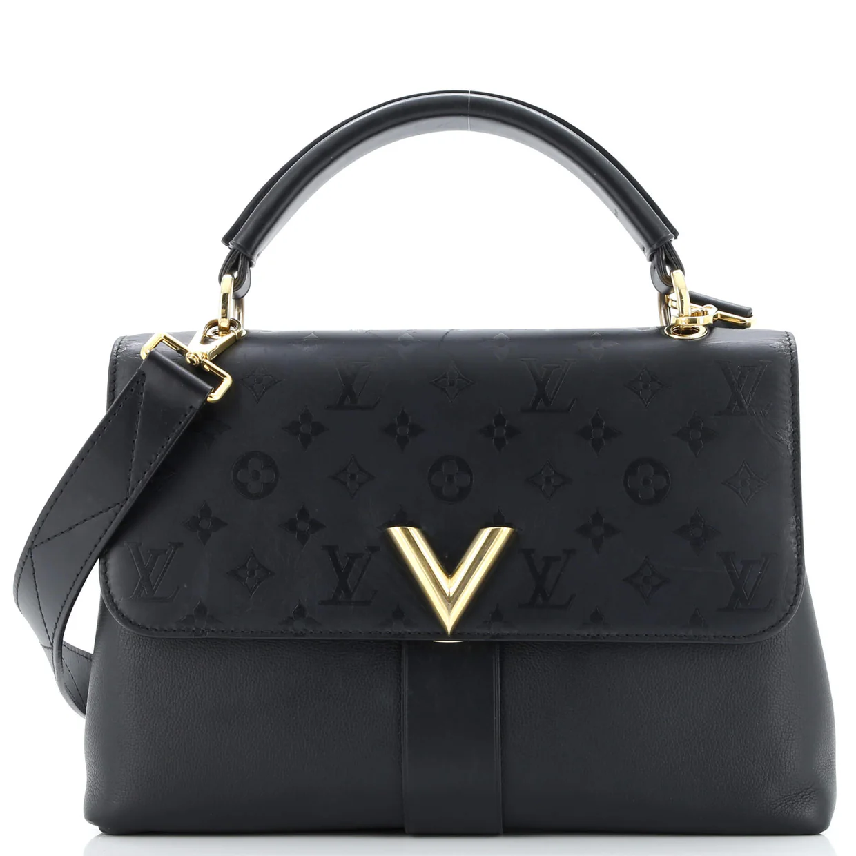 Very One Handle Bag Monogram Leather - Deep Luxury