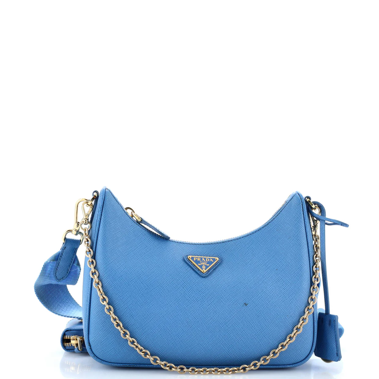 Re-Edition 2005 Shoulder Bag Saffiano Leather Small - Deep Luxury