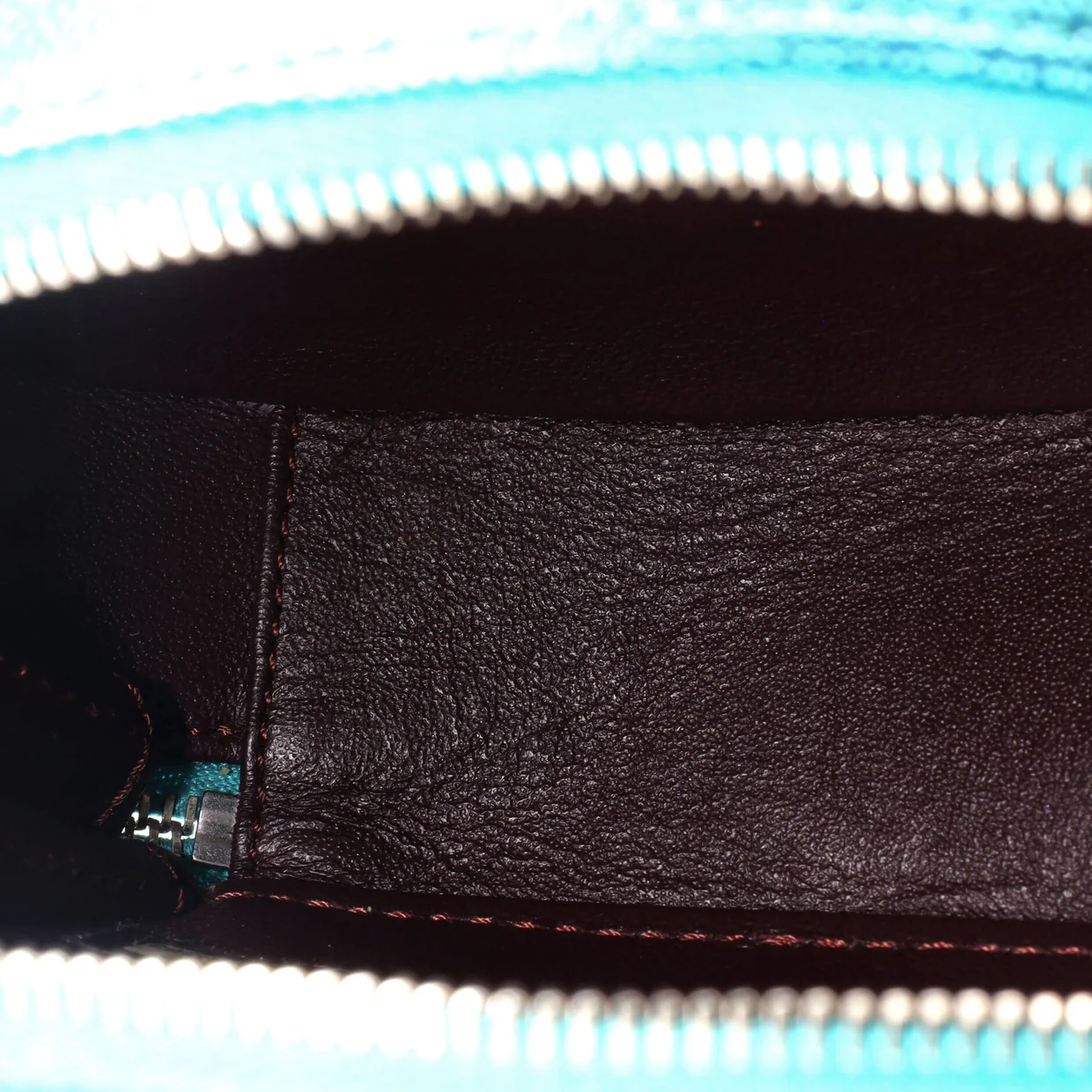 Egyptian Amulet Top Handle Camera Case Quilted Metallic Caviar with Rainbow Hardware - Deep Luxury