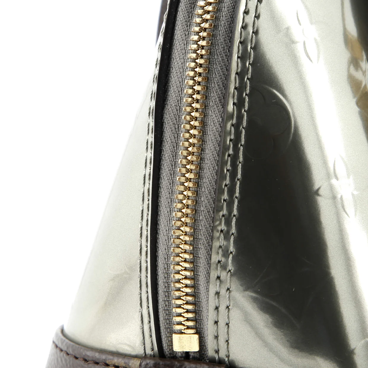 Alma Handbag Monogram Vernis with Monogram Canvas and Epi Leather BB - Deep Luxury