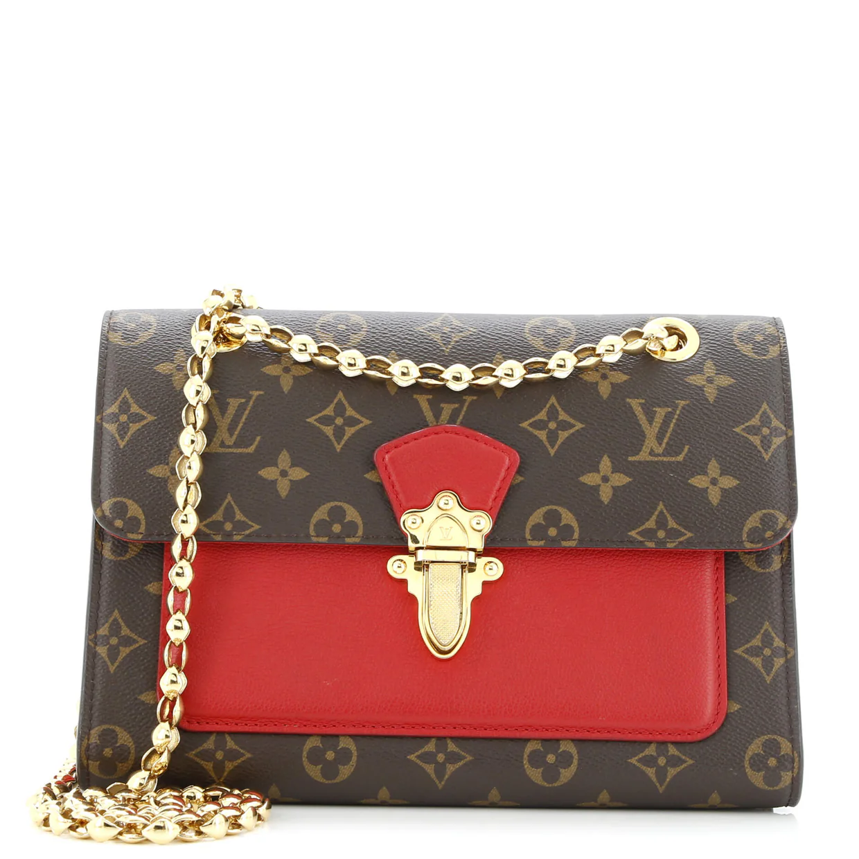 Victoire Handbag Monogram Canvas and Leather - Deep Luxury