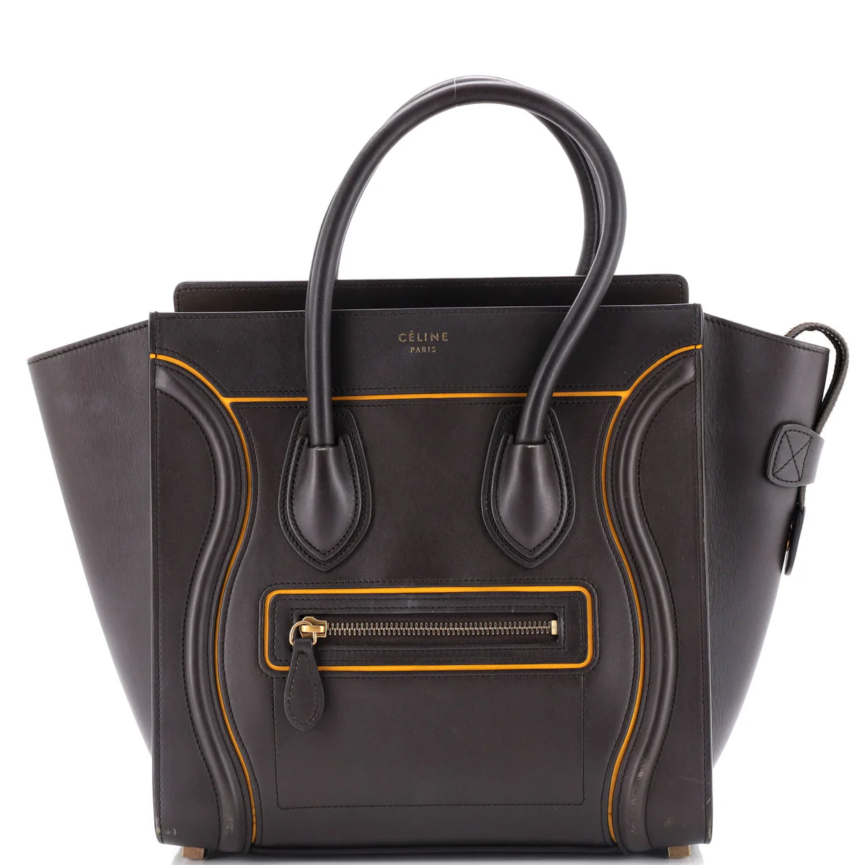 Luggage Bag Smooth Leather Micro - Deep Luxury