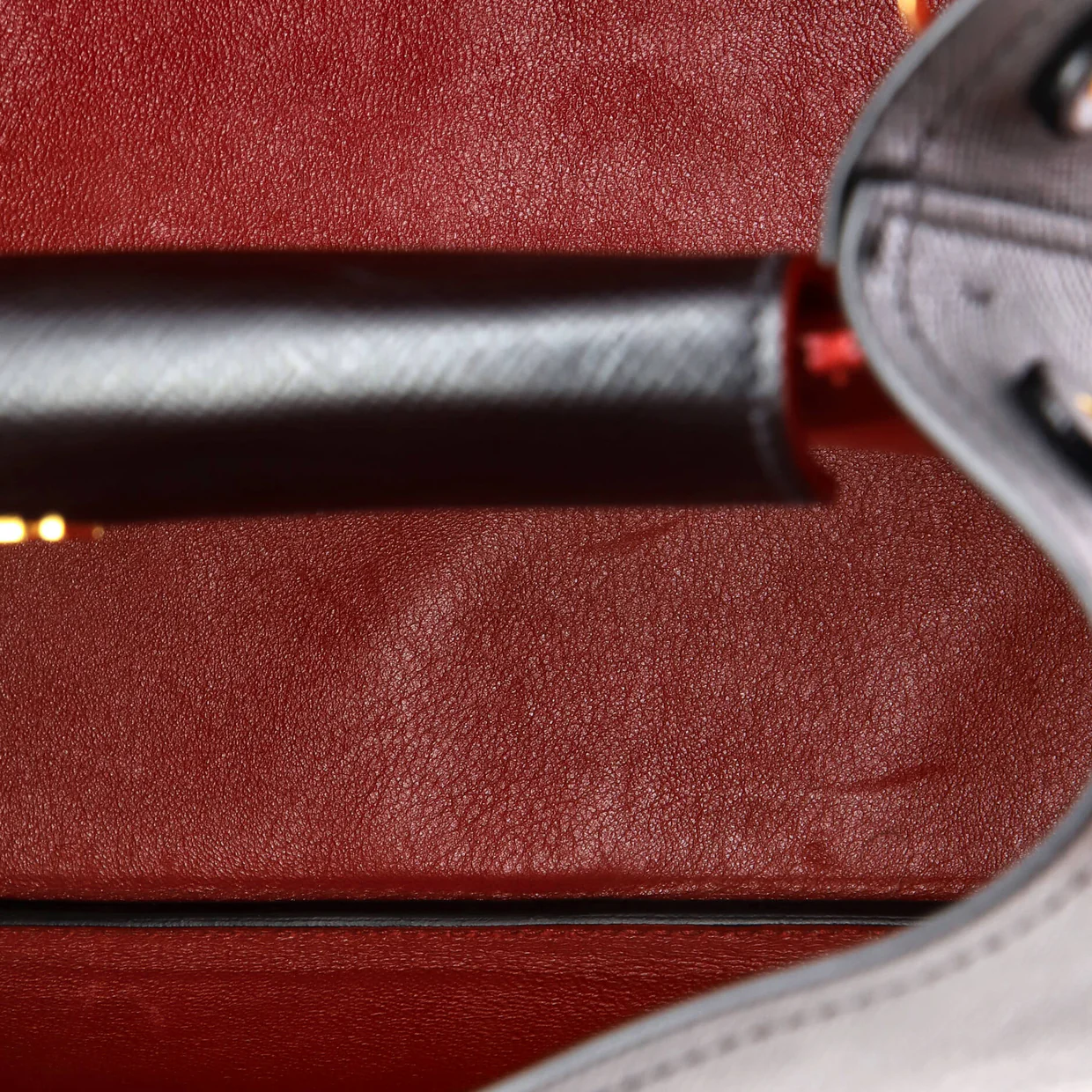 Cuir Double Tote Saffiano Leather Medium - Deep Luxury