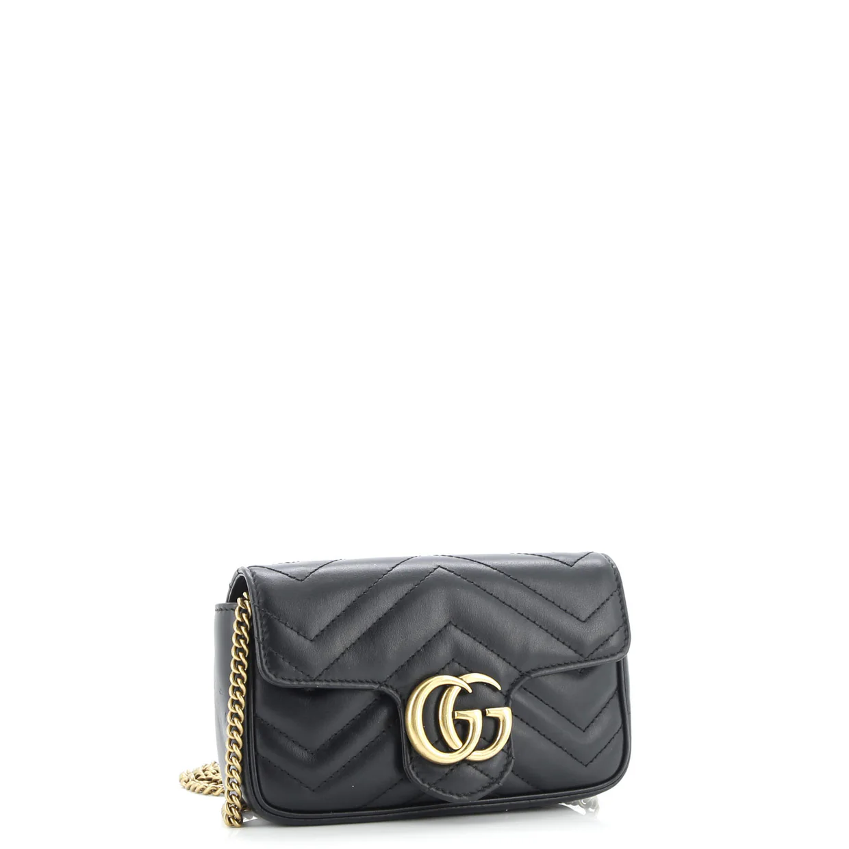 GG Marmont Flap Bag Matelasse Leather Super Mini - Deep Luxury