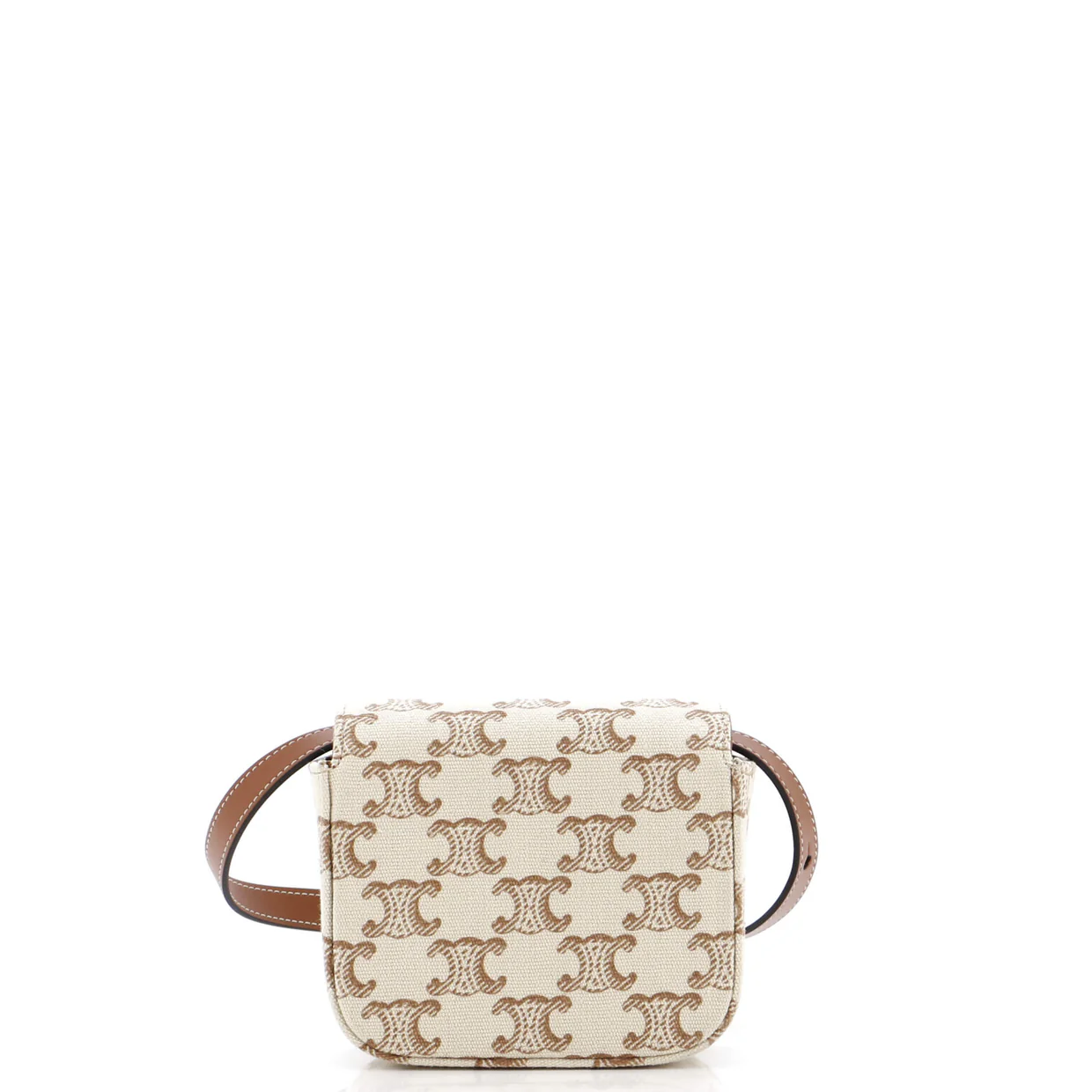 Triomphe Shoulder Bag Triomphe Canvas Mini - Deep Luxury