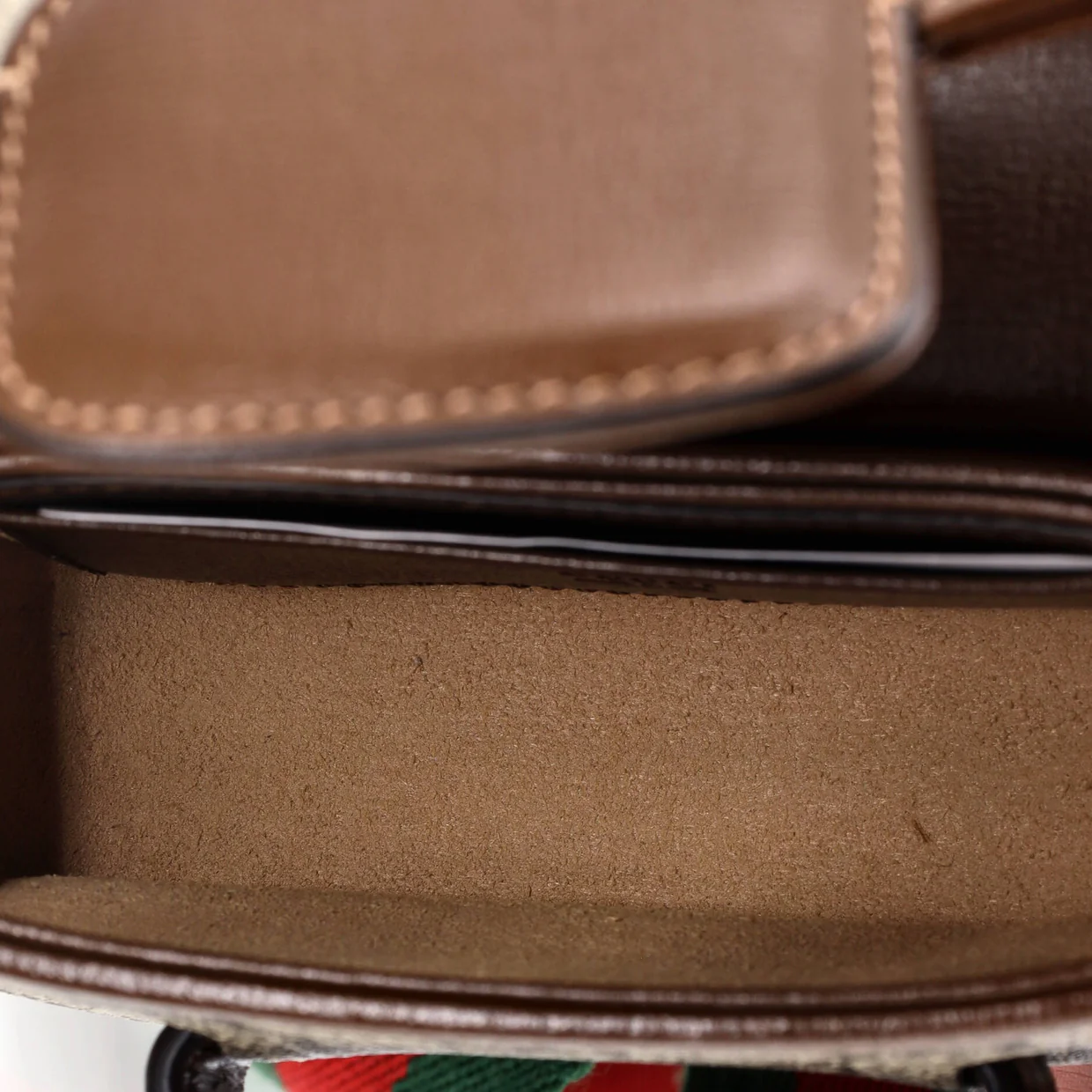 Horsebit 1955 Flap Wallet with Strap GG Coated Canvas - Deep Luxury