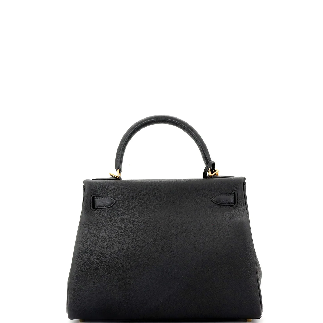 Kelly Handbag Noir Togo with Gold Hardware 28 - Deep Luxury