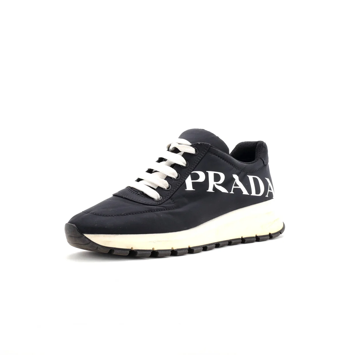 Women's Logo Low-Top Sneakers Printed Nylon - Deep Luxury
