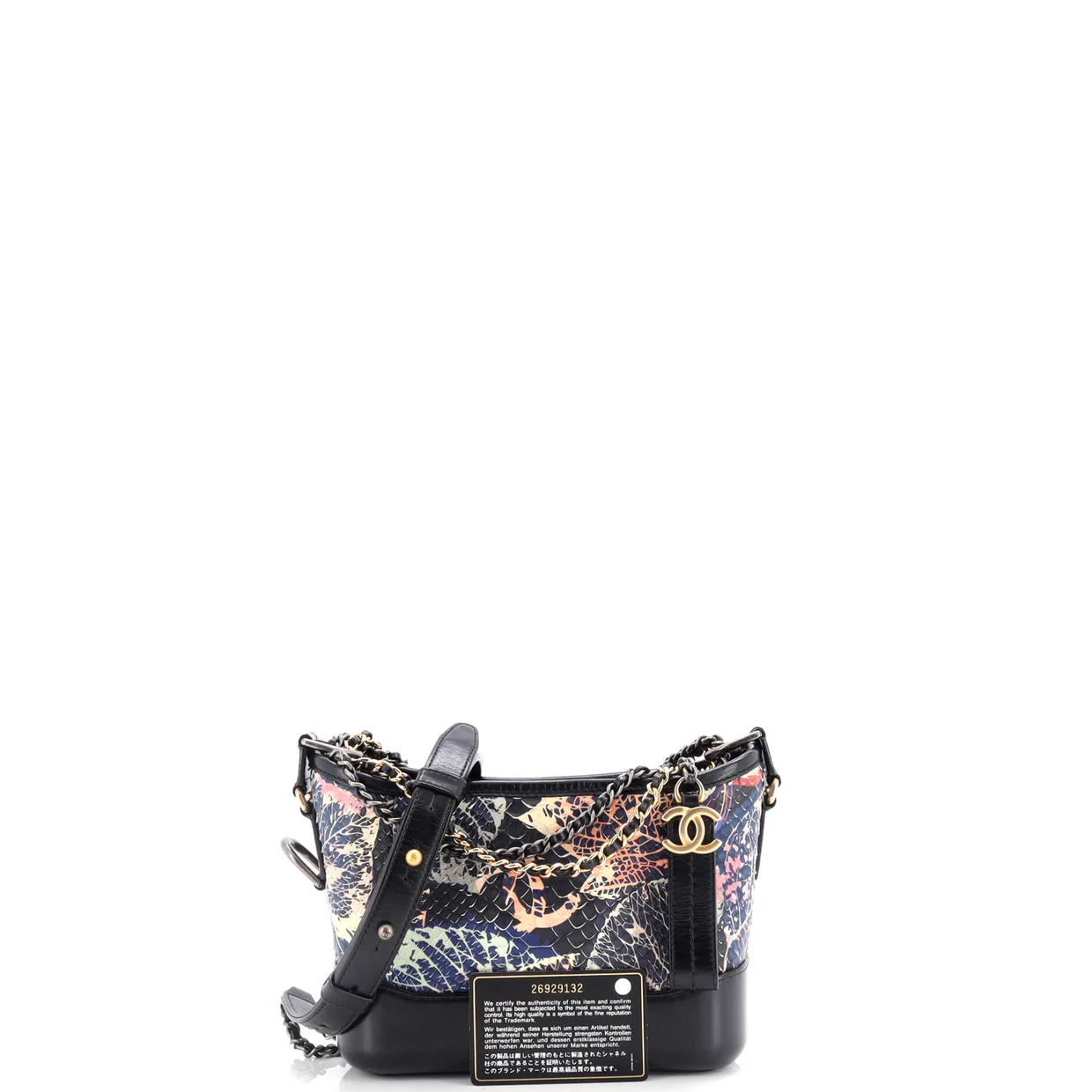 Gabrielle Hobo Python Small - Deep Luxury