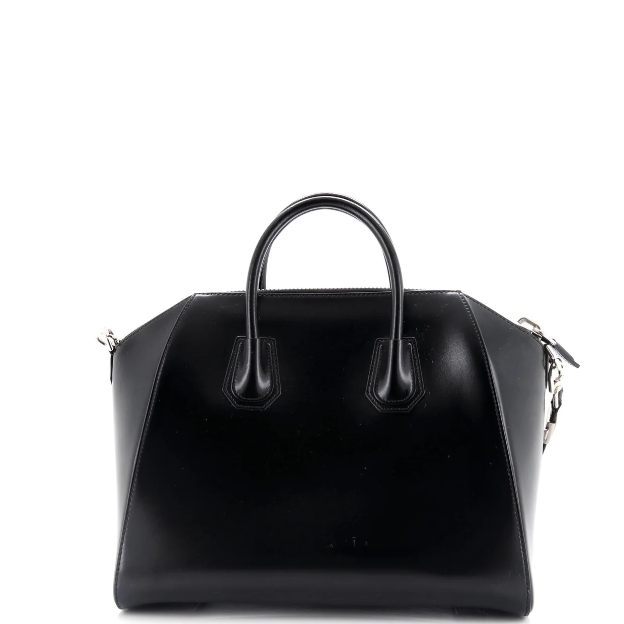 Antigona Bag Glazed Leather Medium - Deep Luxury