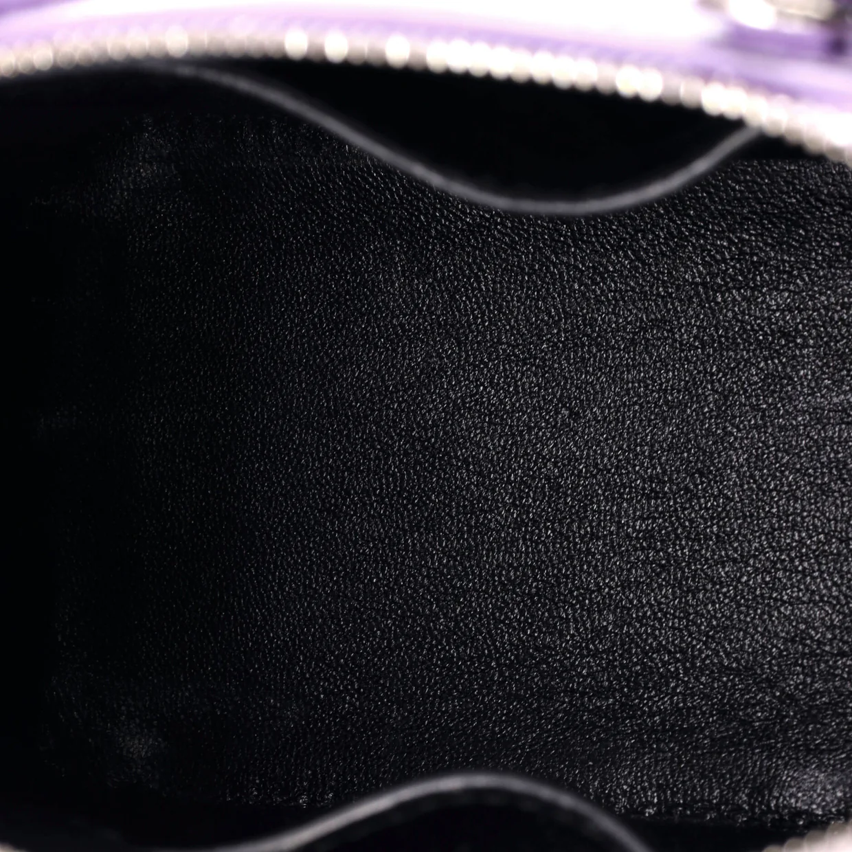 Logo Ville Bag Crocodile Embossed Leather XXS - Deep Luxury