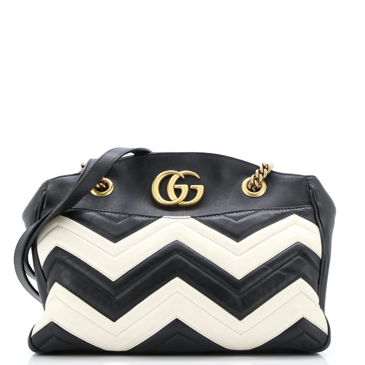 GG Marmont Chain Tote Matelasse Leather Medium - Deep Luxury