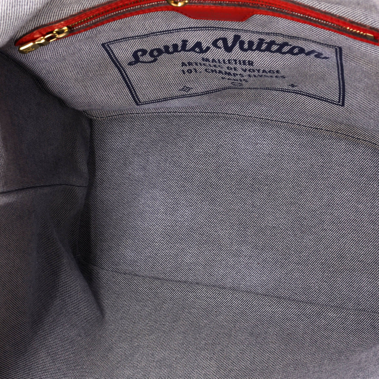 Neverfull Tote Damier and Monogram Patchwork Denim MM - Deep Luxury