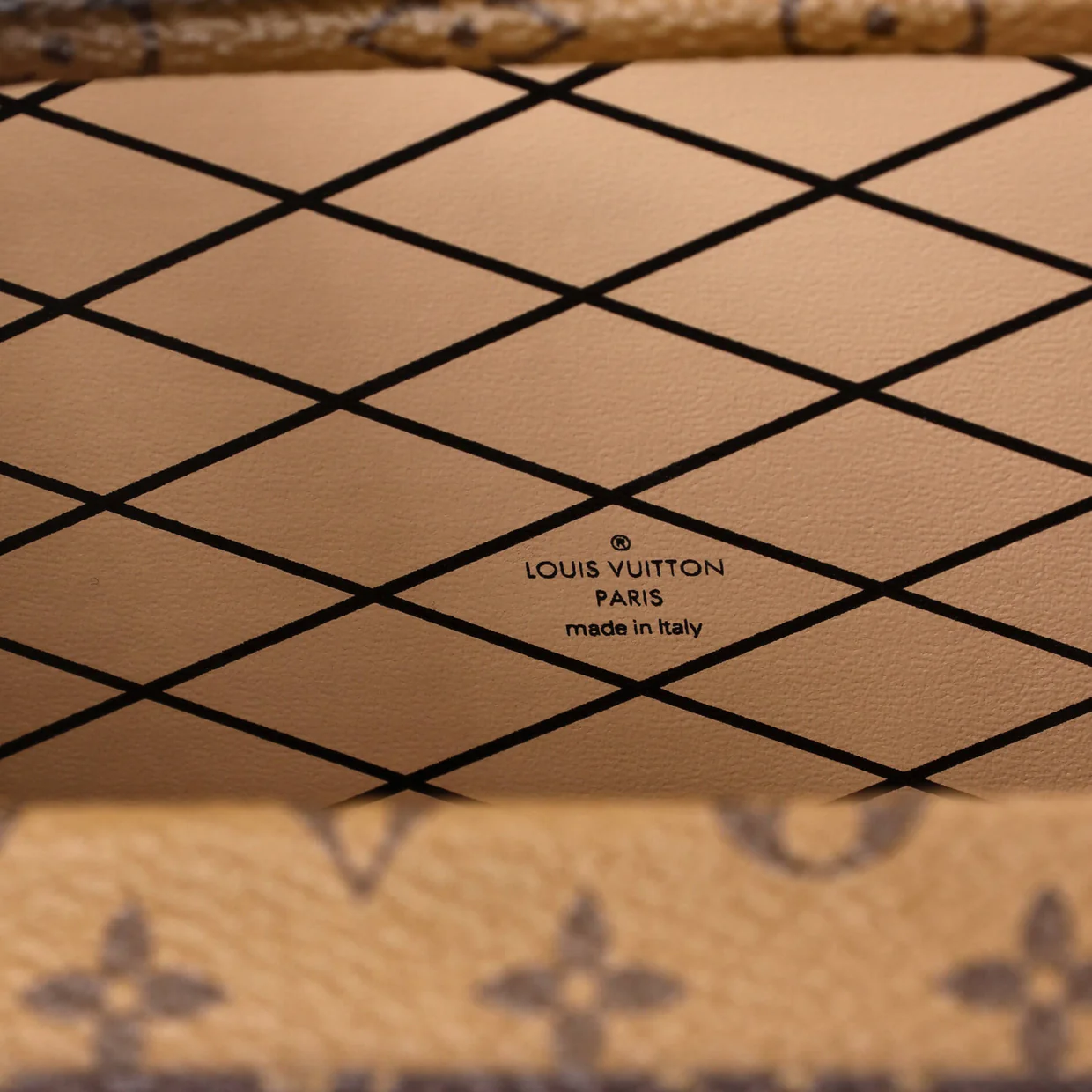 Petite Malle Handbag Reverse Monogram Canvas - Deep Luxury