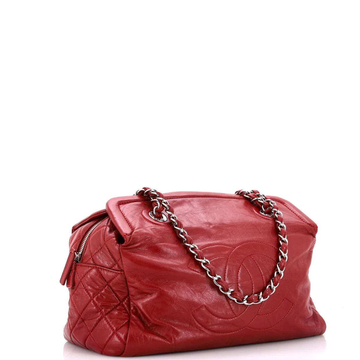 CC Frame Tote Calfskin Large - Deep Luxury