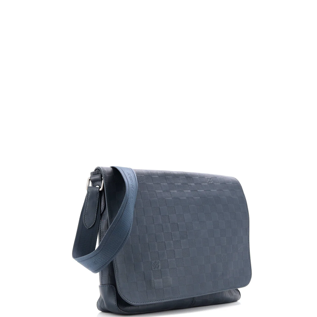 District Messenger Bag Damier Infini Leather MM - Deep Luxury