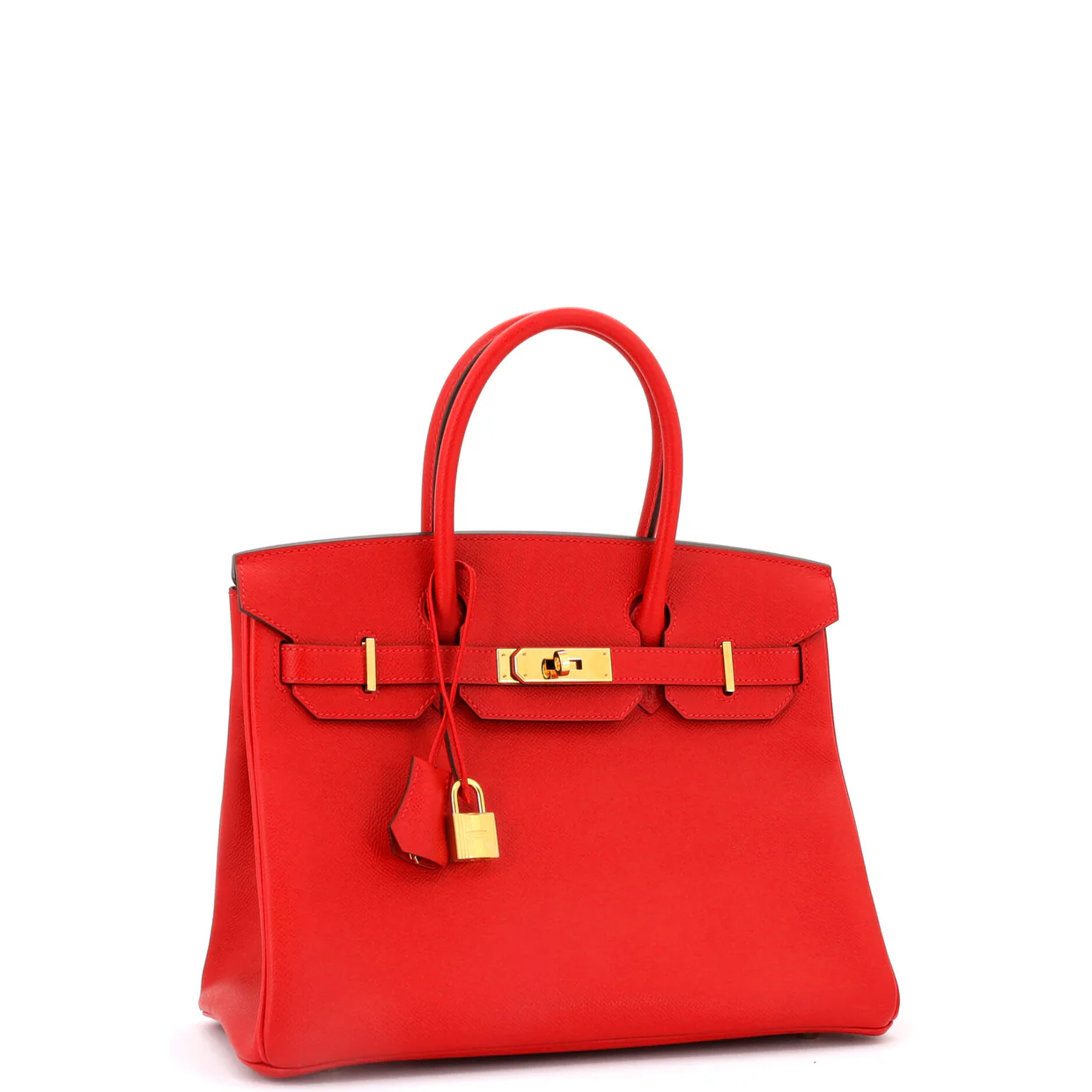 Birkin Handbag Rouge Casaque Epsom with Gold Hardware 30 - Deep Luxury