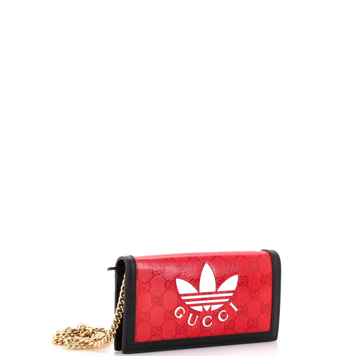 x adidas Wallet on Chain GG Coated Canvas - Deep Luxury