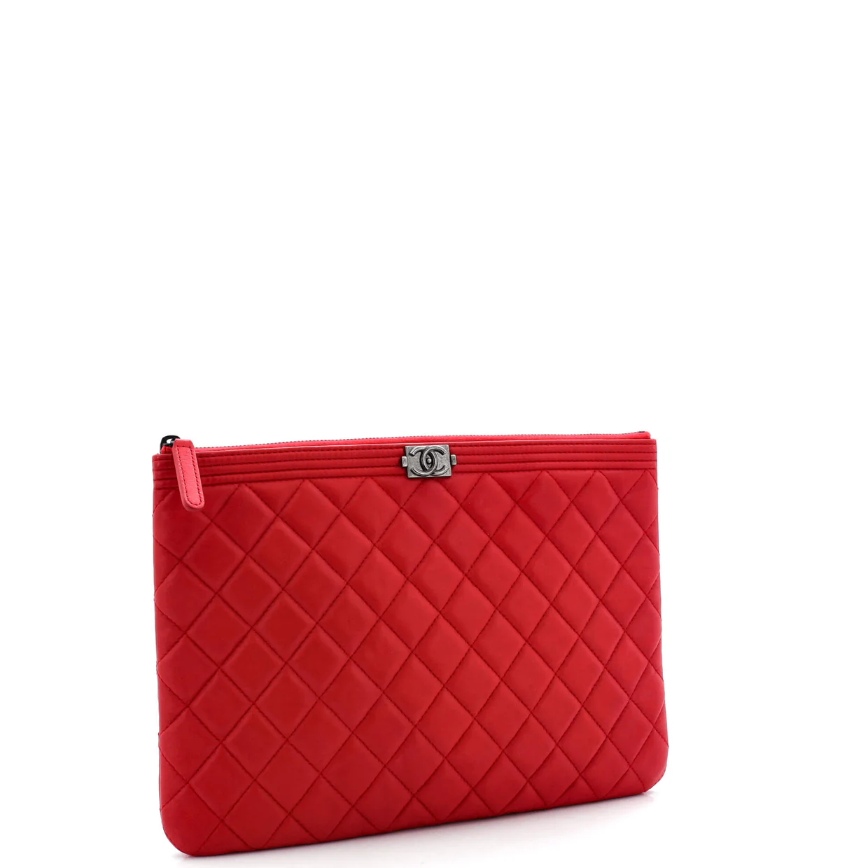 Boy O Case Clutch Quilted Lambskin Medium - Deep Luxury
