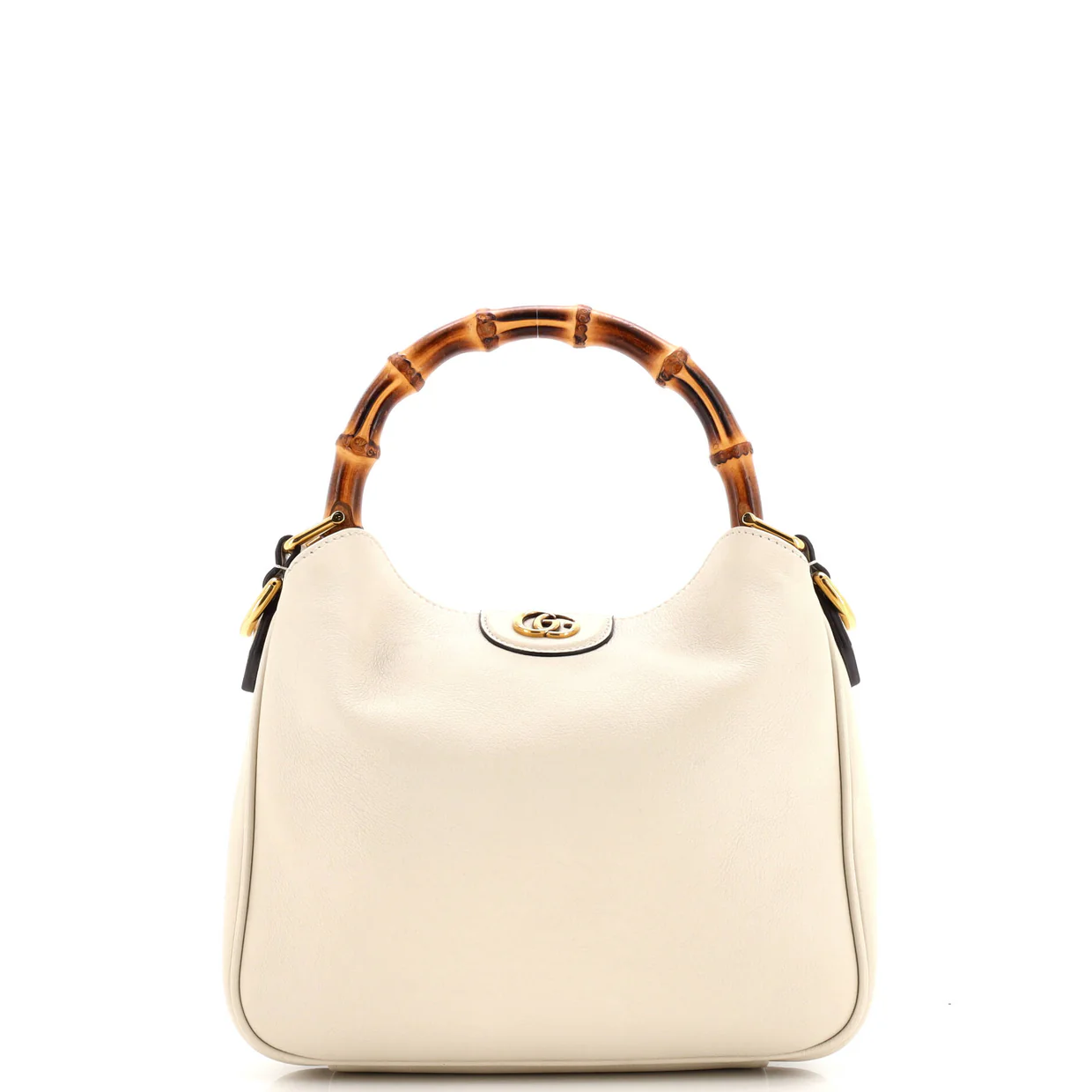 Diana NM Bamboo Shoulder Bag Leather Small - Deep Luxury