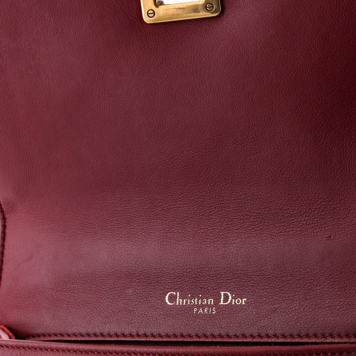 Diorama Flap Bag Studded Leather Small - Deep Luxury