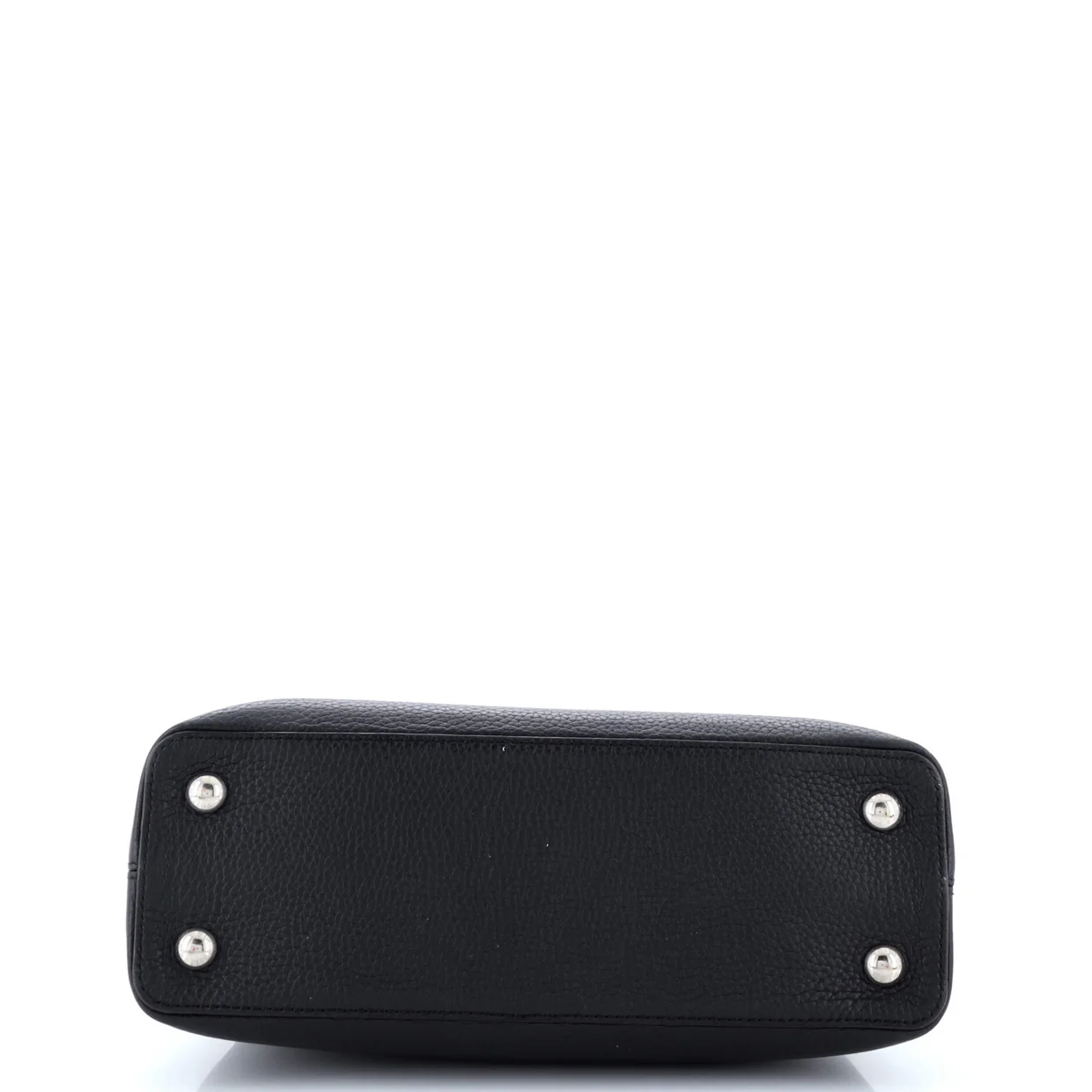 Capucines Bag Leather with Python PM - Deep Luxury