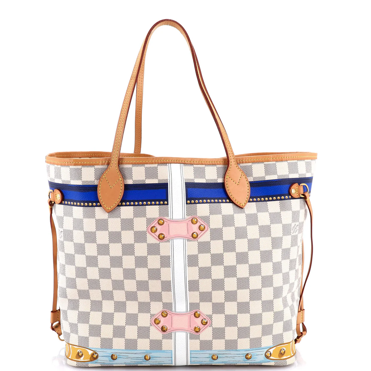 Neverfull NM Tote Limited Edition Damier Summer Trunks MM - Deep Luxury