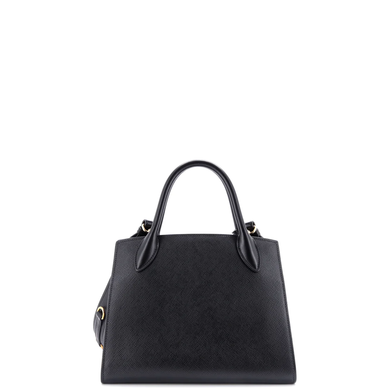 Monochrome Tote Saffiano with City Calf Small - Deep Luxury