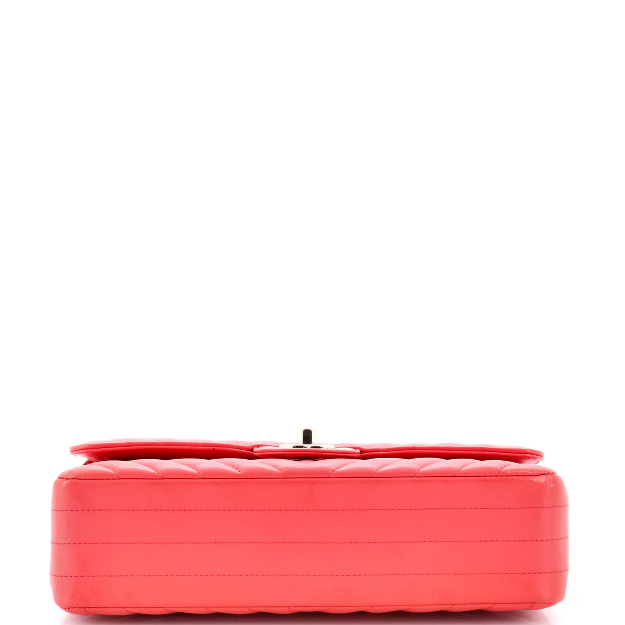 Classic Double Flap Bag Chevron Calfskin Medium - Deep Luxury