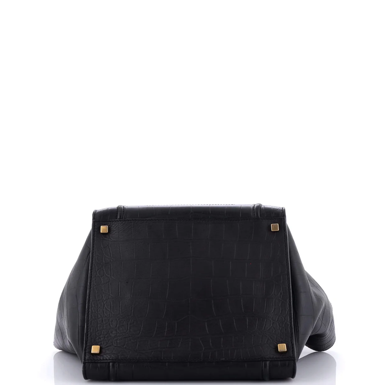 Phantom Bag Crocodile Embossed Leather Medium - Deep Luxury