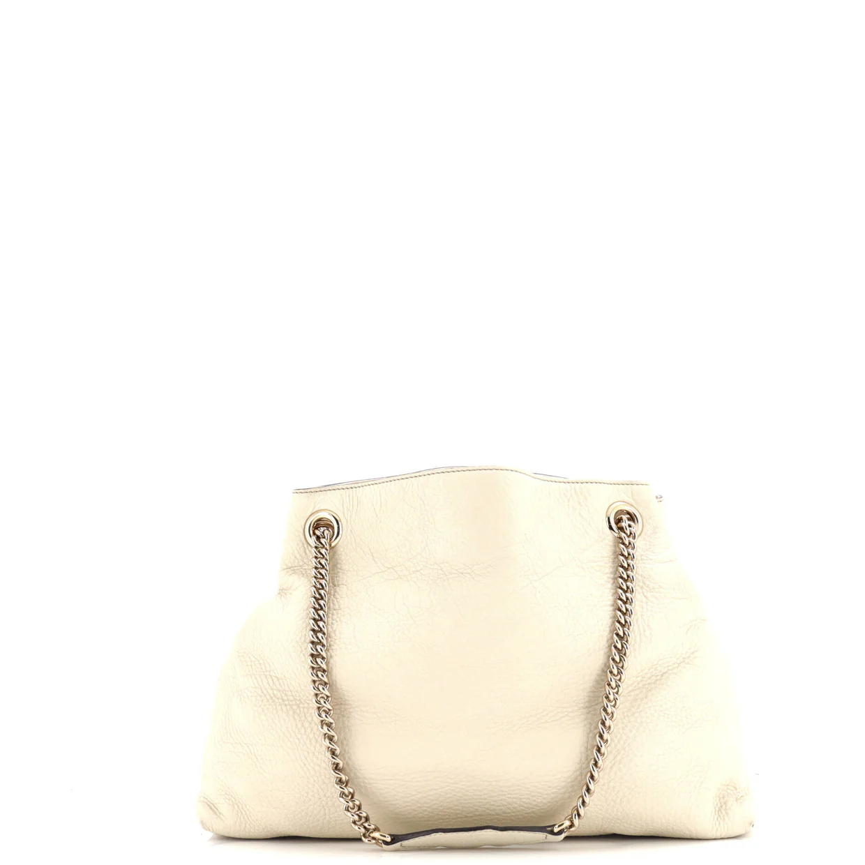 Soho Chain Strap Shoulder Bag Leather Medium - Deep Luxury