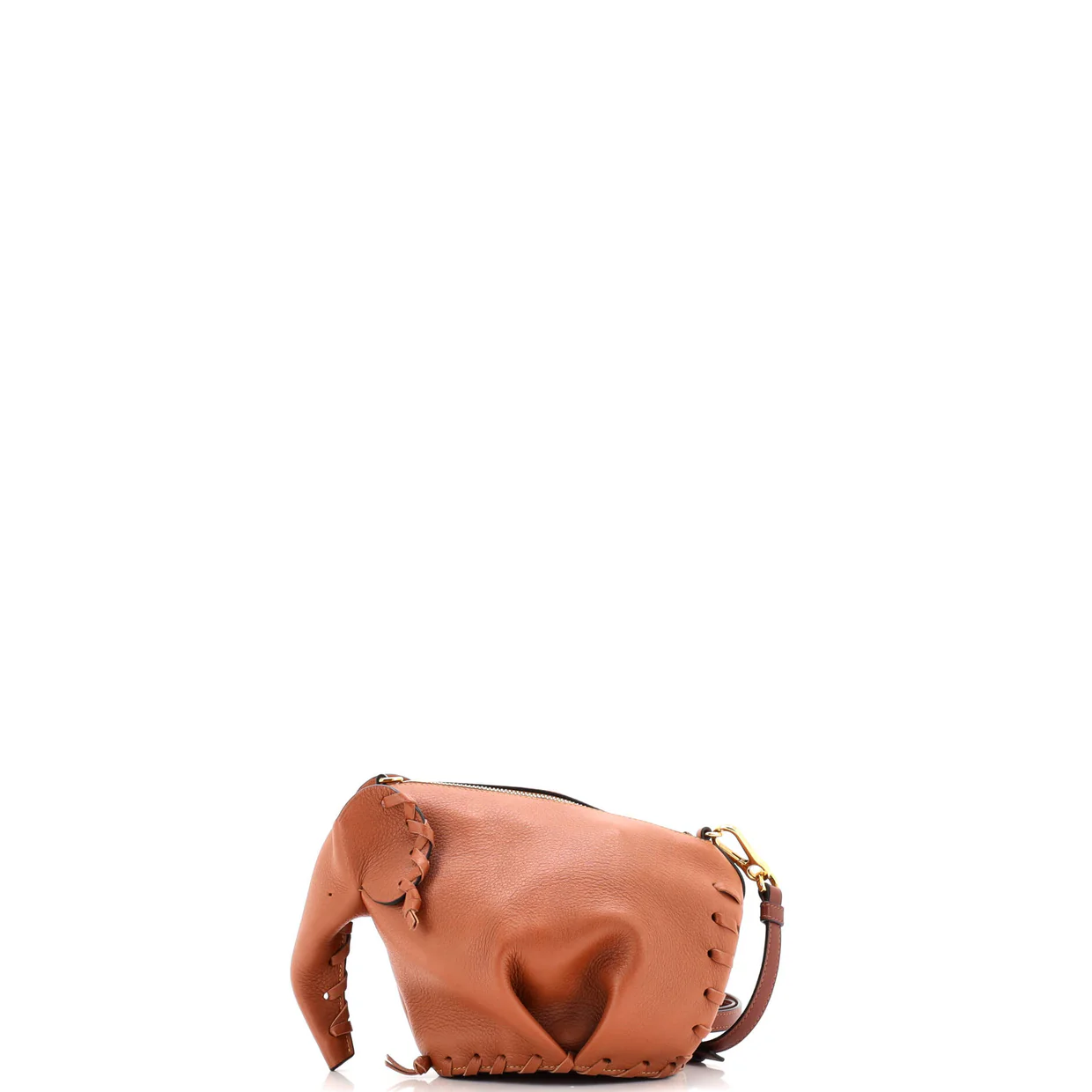 Elephant Crossbody Bag Leather Mini - Deep Luxury