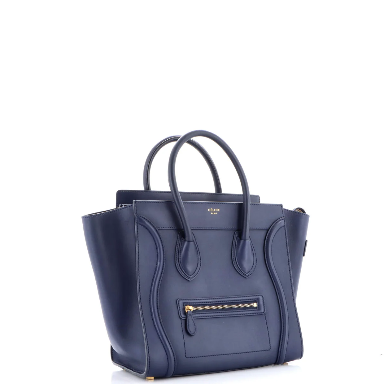 Luggage Bag Grainy Leather Mini - Deep Luxury