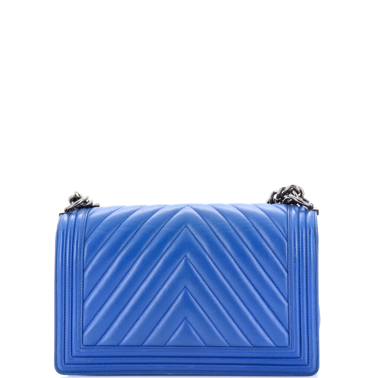 Boy Flap Bag Chevron Lambskin New Medium - Deep Luxury